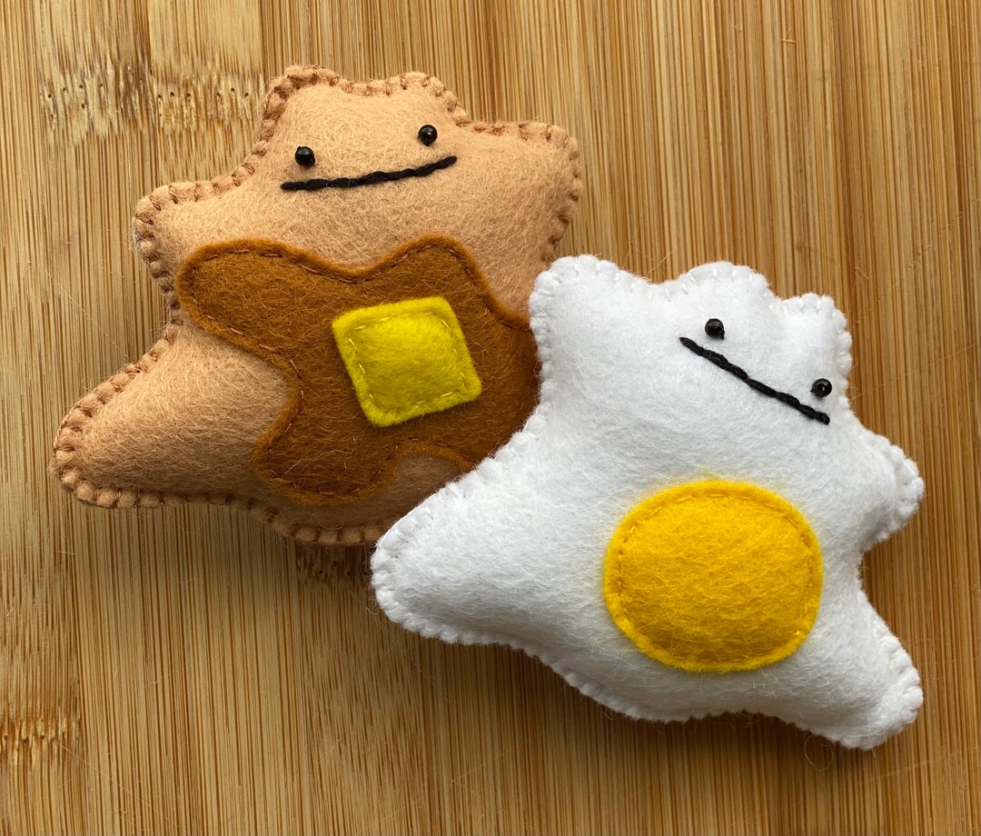 Felted Wool Figure Ditto Pokémon