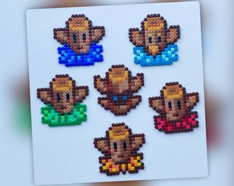 Tótems de Stardew Valley - Mini cuentas Hama - Arte de pared - Llavero - Imán - Adorno para pastel