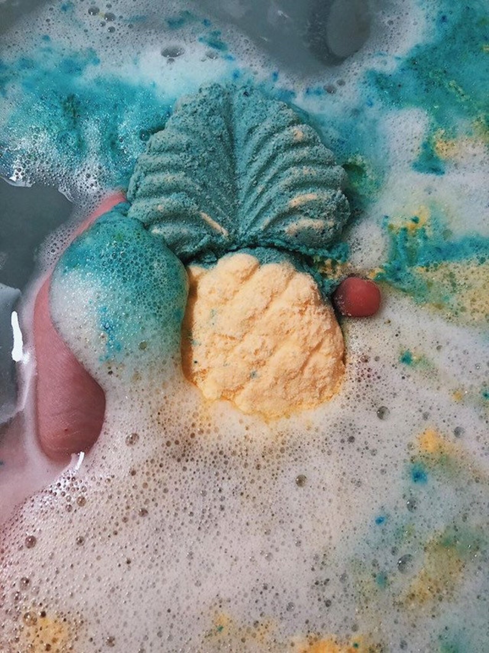 Pineapple Bath Bomb Tropical Birthday Party Favors Hawaii Etsy