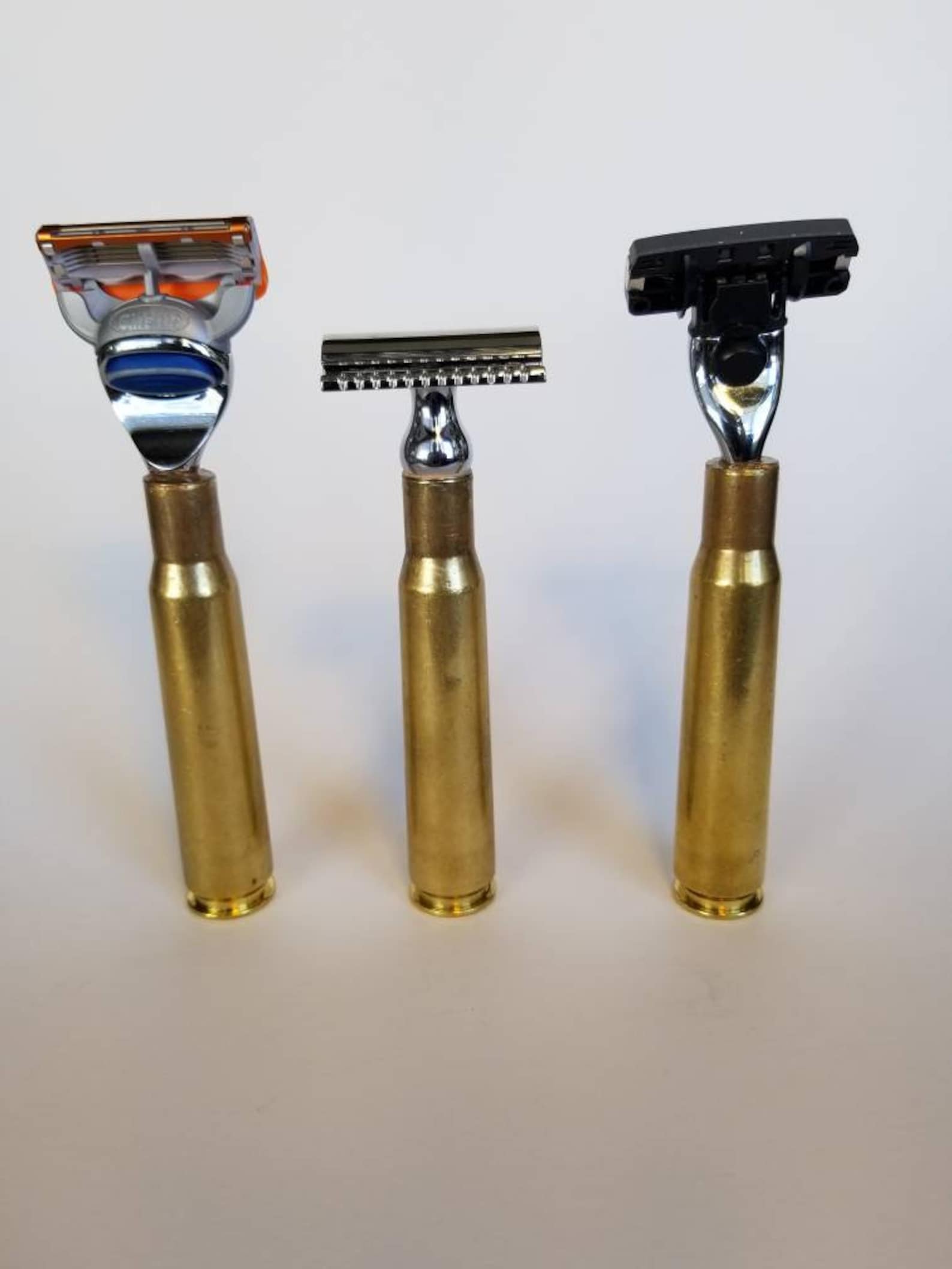 50 Caliber Brass Bullet Razor by Homer Cuts. - Etsy