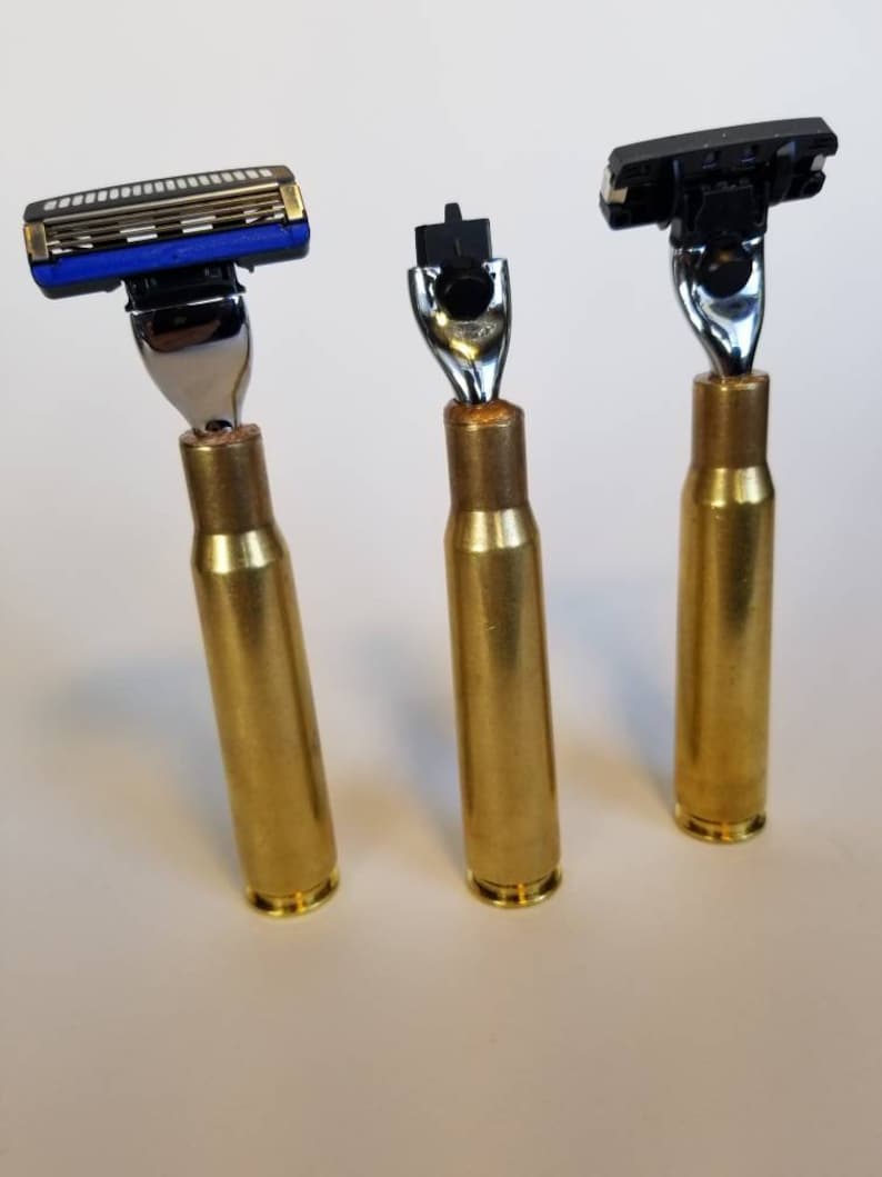 50 Caliber Brass Bullet Razor by Homer Cuts. - Etsy