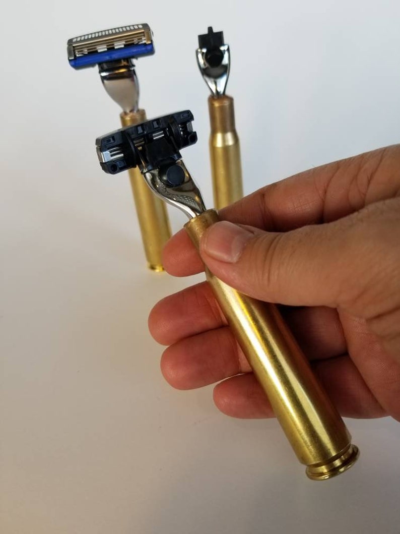 50 Caliber Brass Bullet Razor by Homer Cuts. - Etsy