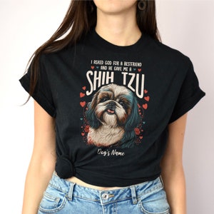 Personalized Unisex Dog Shirt, Funny Dog Shirt, &quot;I Ask God For A Best Friend&quot;, Custom Shirt for Dog, Funny Pet Shirt, Dog Apparel