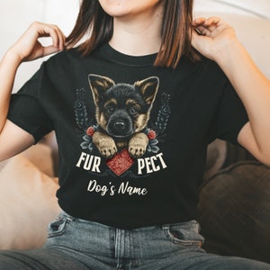 Personalized Dog Shirt: Funny &quot;FUR PECT&quot; Pet Apparel