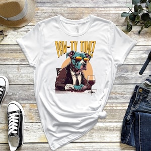 Custom Dog Shirt, Unisex Dog Shirt, &quot;Paw - Ty Time&quot; Funny Dog Shirt, Custom Shirt for Dog, Funny pet shirt, Custom Pet Shirt, Pet Gift