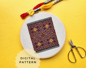 Ivano-Frankivsk DIY Ukrainian Embroidery/ Cross-Stitch Pattern / Needlework
