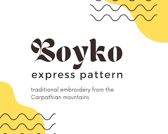 Boyko Express Embroidery Pattern