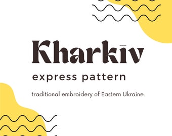 Kharkiv Express Embroidery Pattern