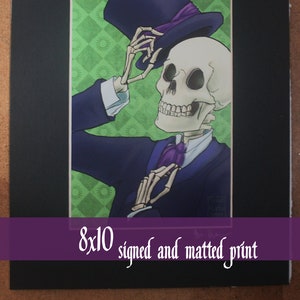 Mr Dapper the Skeleton - 8x10