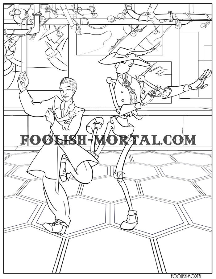 Electromatic Speakeasy Downloadable Coloring Pages | Etsy