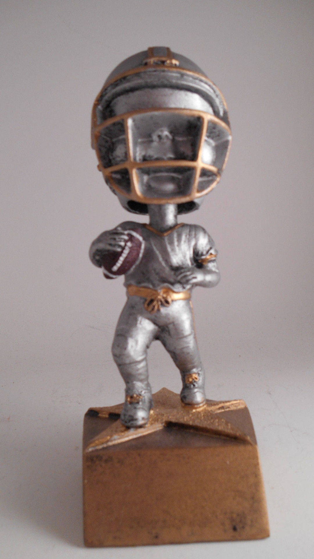 FANTASY BASEBALL BOBBLE HEAD TROPHY PREMIO BOBBLEHEAD LETTERE - Foto 2