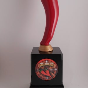 Chili Cook Off Hot Pepper Chili Cook Off Contest Trophy Champion  Free Engraving!