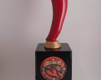 Chili Cook Off Hot Pepper Chili Cook Off Contest Trophy Champion  Free Engraving!