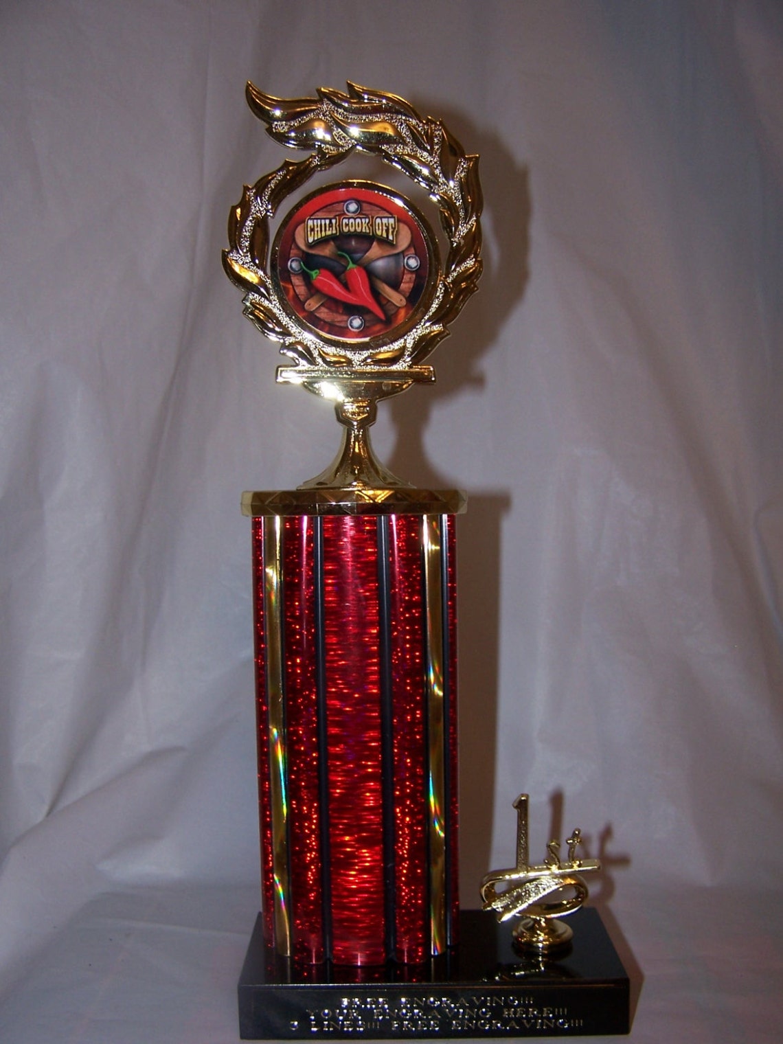 Chili Cook off Trophy Award Cooking Contestfree ENGRAVING Etsy