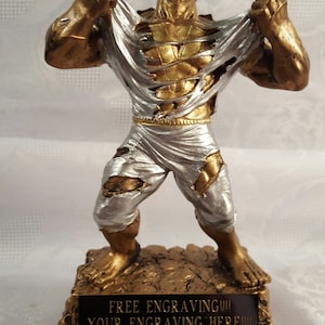 Hulk Monster Trophy Weightlifter- Salesman of the Year- Free Engraving!!!