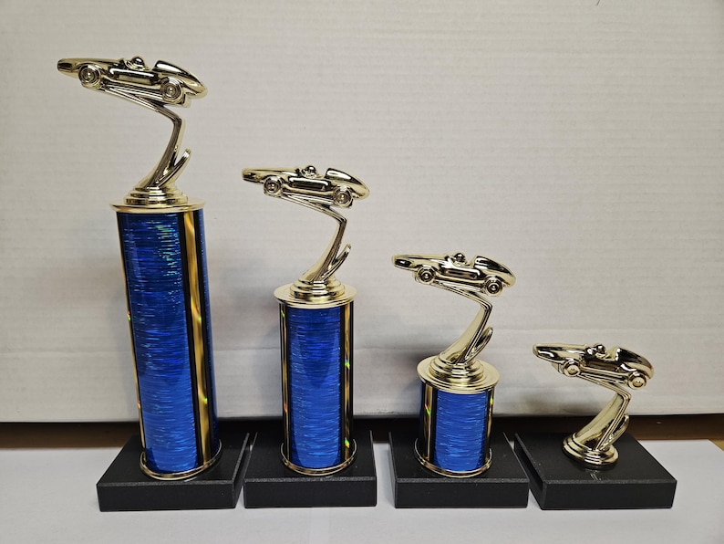 4 Derby Racing Pine Car Trophies - First -second -third - Fourth Place ...