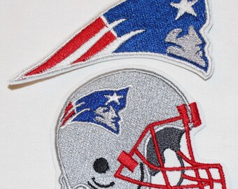 New England Patriots Embroidered Patch - Iron-on - FREE SHIPPING