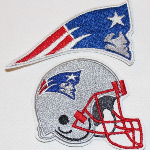 New England Patriots Embroidered Patch - Iron-on - FREE SHIPPING