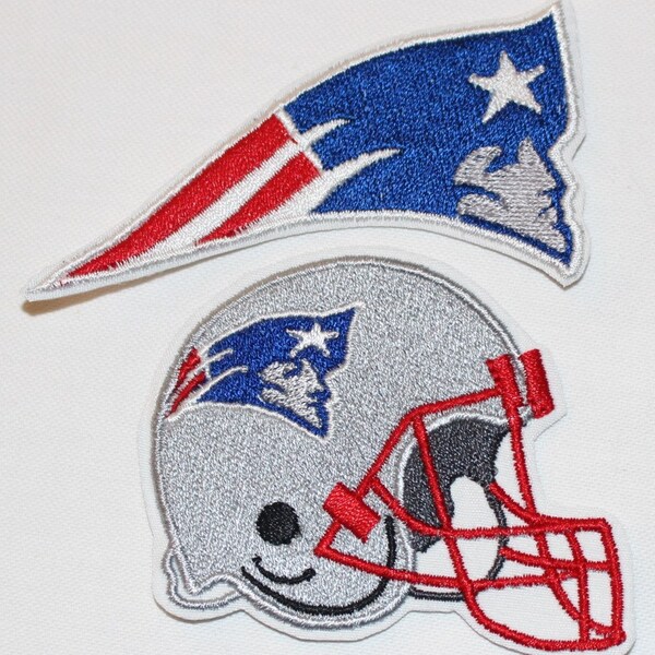 New England Patriots NFL Football Embroidered Iron-On Patch – Officially Licensed