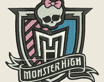 Monster High Embroidered Patch - Iron-on - FREE SHIPPING