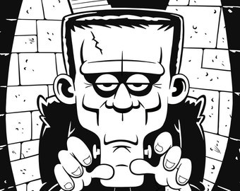 Frankenstein - 11 x 14 Art Print