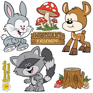 Woodland Friends: These furry friends are perfect for your fall and winter crafts!