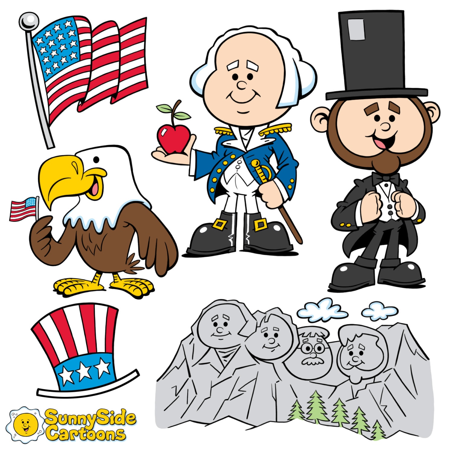 President's Day: Our Cartoon Presidents Are Perfect for - Etsy President's Day: Our Cartoon Presidents Are Perfect for - Etsy