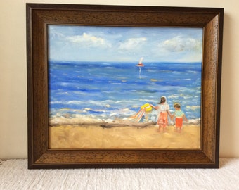 Antique sewing nursing rocker low armless wooden Victorian