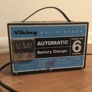 Vintage battery charger Viking solid state automatic 6 amp | Etsy