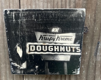 Krispy ~5x5” on Wood