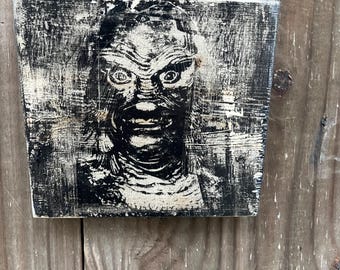 Creature ~5x5” on Wood