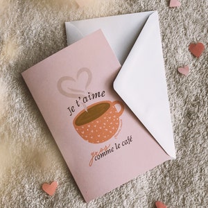 Carte de souhaits imprimée - Saint-Valentin - 5 x 7 pouces