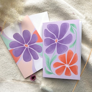 Paquet de 3 cartes de souhaits imprimées - Ma place au travail x Karina Isabelle - 5 x 7 pouces