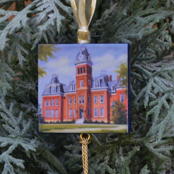 WEST VIRGINIA University Ornament or Magnet / College Ornament or Magnet / WVU Mini Canvas Ornament or Magnet