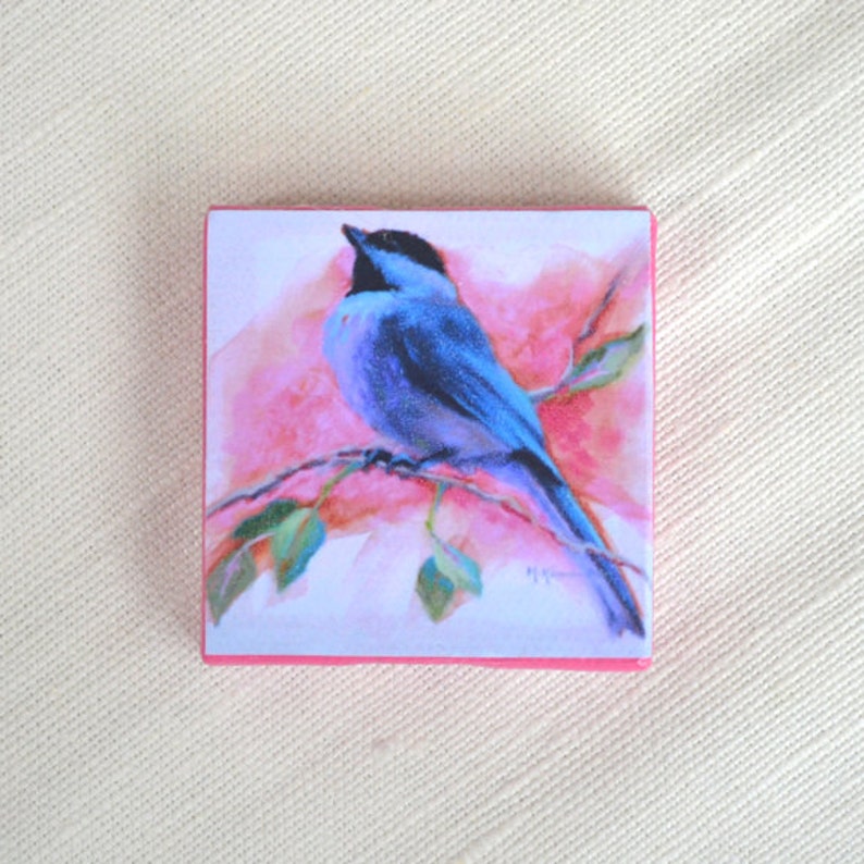 Chickadee Magnet Bird Magnet *MORE MAGNETS* available under Ornaments /& Magnets section