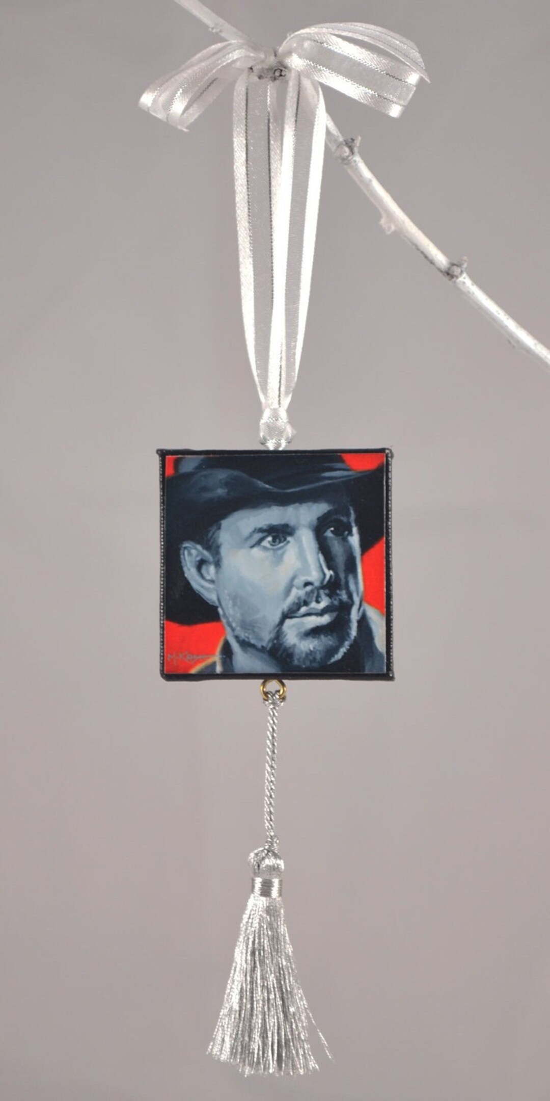 Garth Brooks Christmas Ornament 