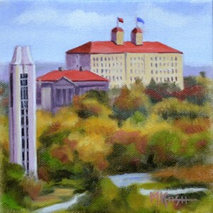 UNIVERSITY of KANSAS Print / College Art Print / KU Fine Art Print - Etsy