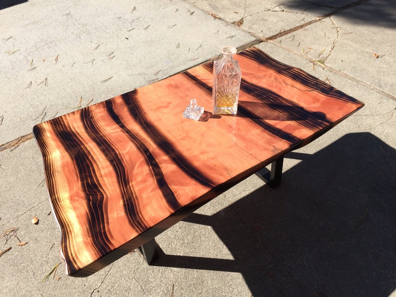 Zebra Coffee Table by Dog and Pig Furniture Etsy