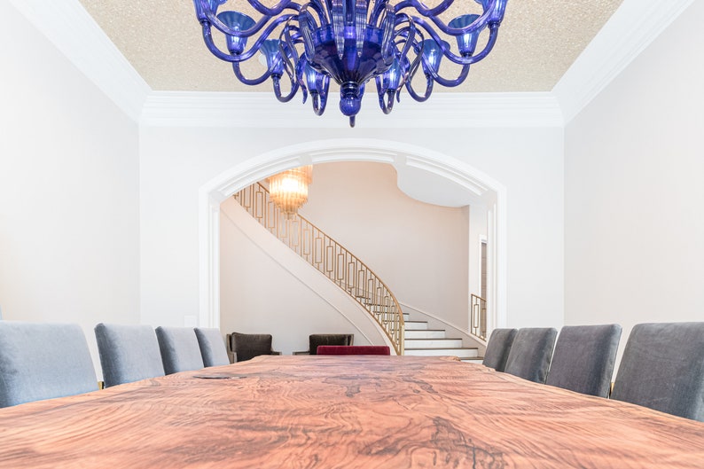 Custom Live Edge Redwood Dining Tables San Diego Etsy