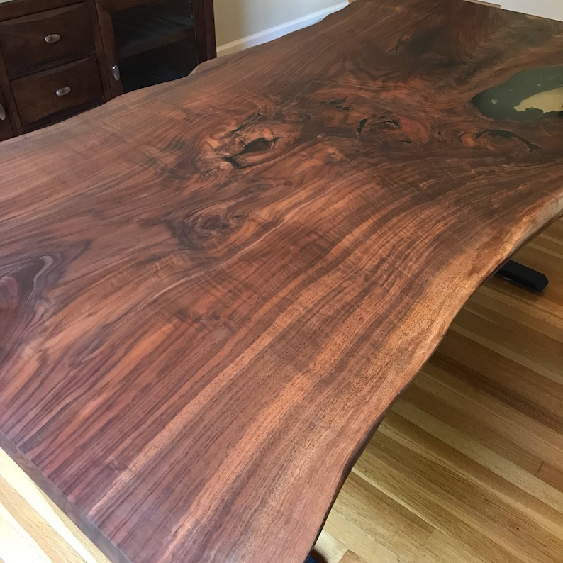 Black Walnut Kitchen Table Etsy