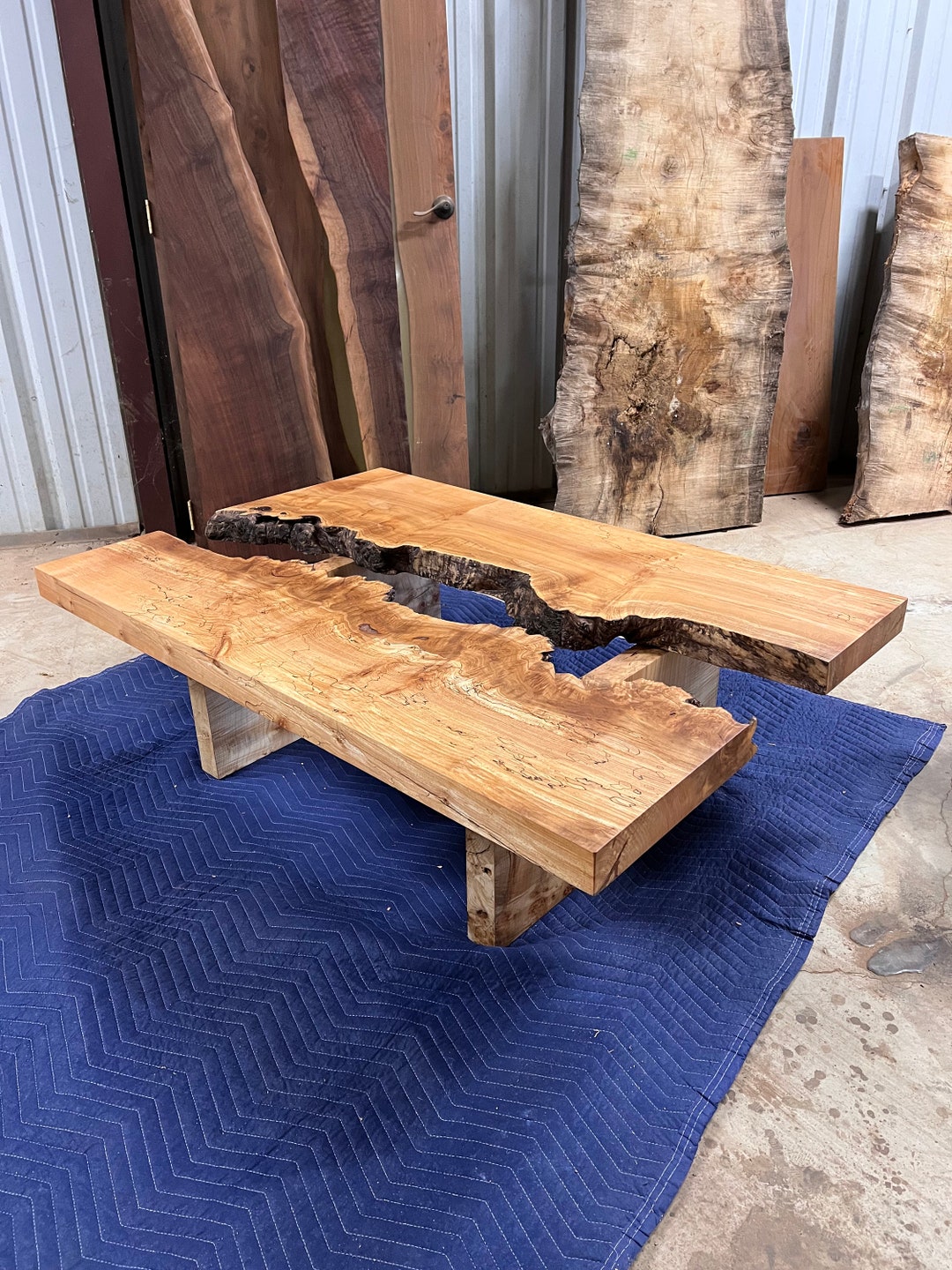 Wood Coffee Table Etsy