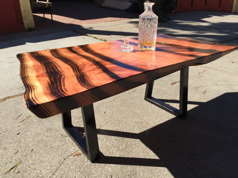 Zebra Coffee Table by Dog and Pig Furniture Etsy
