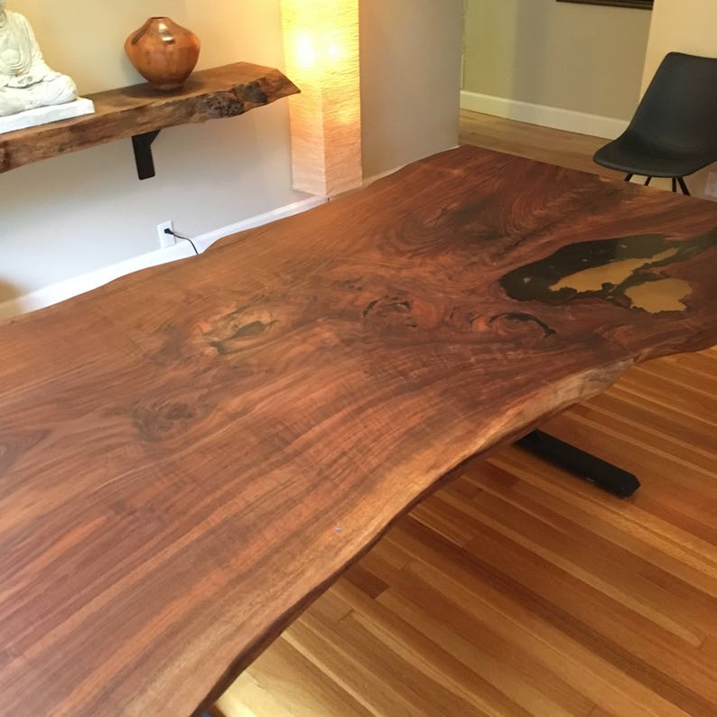 Black Walnut Kitchen Table Etsy