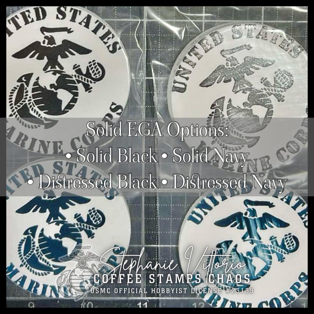 Basic Ega Design Classic Marine Corps Card • Timeless EGA Design • Honor & Tradition - Etsy