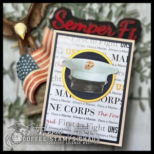 Handmade • Officially Licensed • Marine Corps • USMC Cards - Etsy