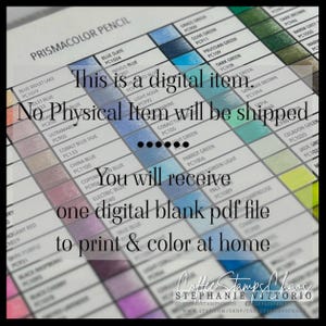 Prismacolor Pencil Chart