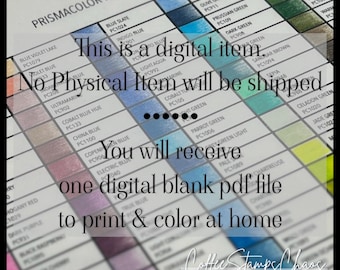 Prismacolor Pencil Chart