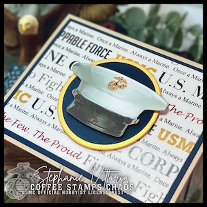 Handmade • Officially Licensed • Marine Corps • USMC Cards - Etsy