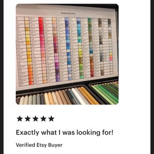 Prismacolor Pencil Chart image 5