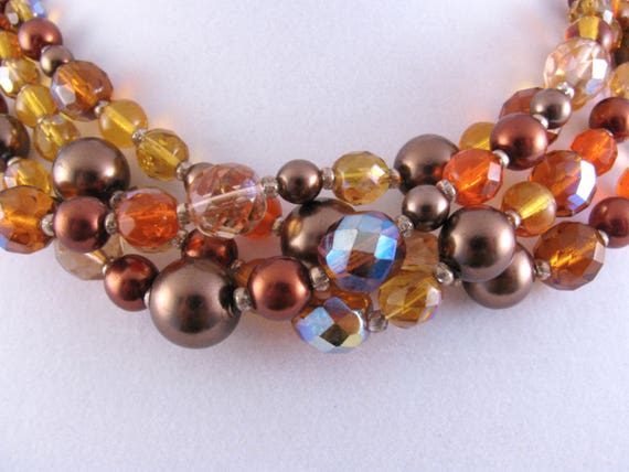 Joan Rivers Czech Glass Bead Torsade Necklace 18"… - image 4